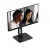 AOC 22E2UMF 21,5 tuuman (54,6 cm) VA-näyttö, 1920 x 1080 Full HD, 75 Hz, 4 ms, HDMI, DisplayPort, VGA, USB-keskitin, kaiuttimet, pivot, korkeussäädettävä, musta