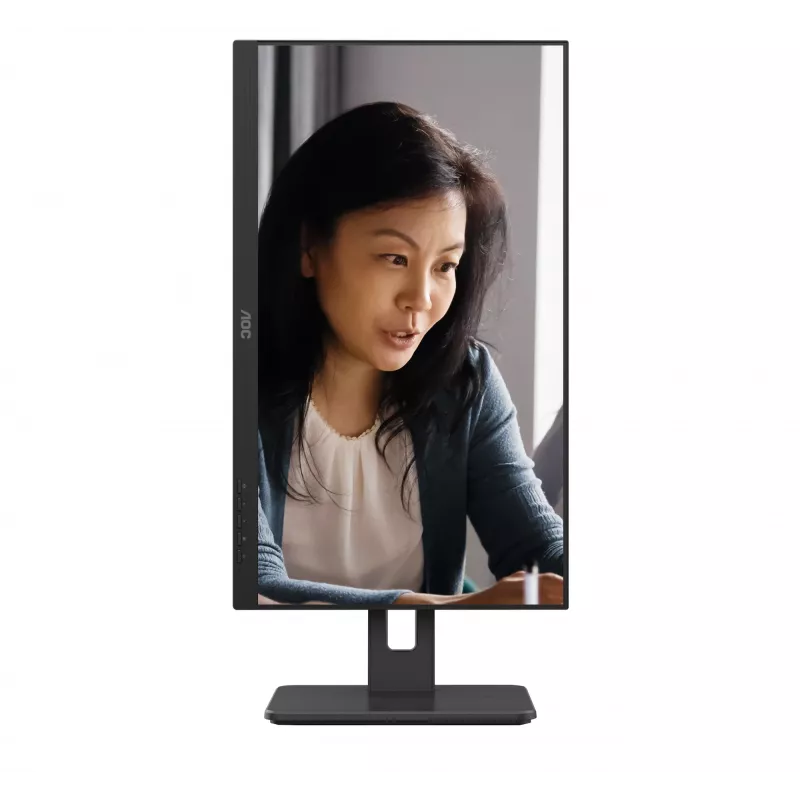 AOC 22E2UMF 21,5 tuuman (54,6 cm) VA-näyttö, 1920 x 1080 Full HD, 75 Hz, 4 ms, HDMI, DisplayPort, VGA, USB-keskitin, kaiuttimet, pivot, korkeussäädettävä, musta