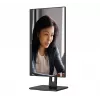 AOC 22E2UMF 21,5 tuuman (54,6 cm) VA-näyttö, 1920 x 1080 Full HD, 75 Hz, 4 ms, HDMI, DisplayPort, VGA, USB-keskitin, kaiuttimet, pivot, korkeussäädettävä, musta