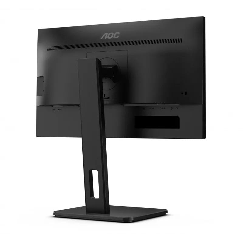 AOC 22E2UMF 21,5 tuuman (54,6 cm) VA-näyttö, 1920 x 1080 Full HD, 75 Hz, 4 ms, HDMI, DisplayPort, VGA, USB-keskitin, kaiuttimet, pivot, korkeussäädettävä, musta