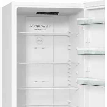 Gorenje yhdistetty jääkaappipakastin NRK6202EW4 BK070B, 331 L, No Frost (jääkaappi), SN-N, 9 kg/24h, E, valkoinen