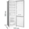 Gorenje HZS28862 RK4182PS4 RL_PRIL, 269 L, N-ST, 39 dB, 3.2 kg/24h, E, harmaa