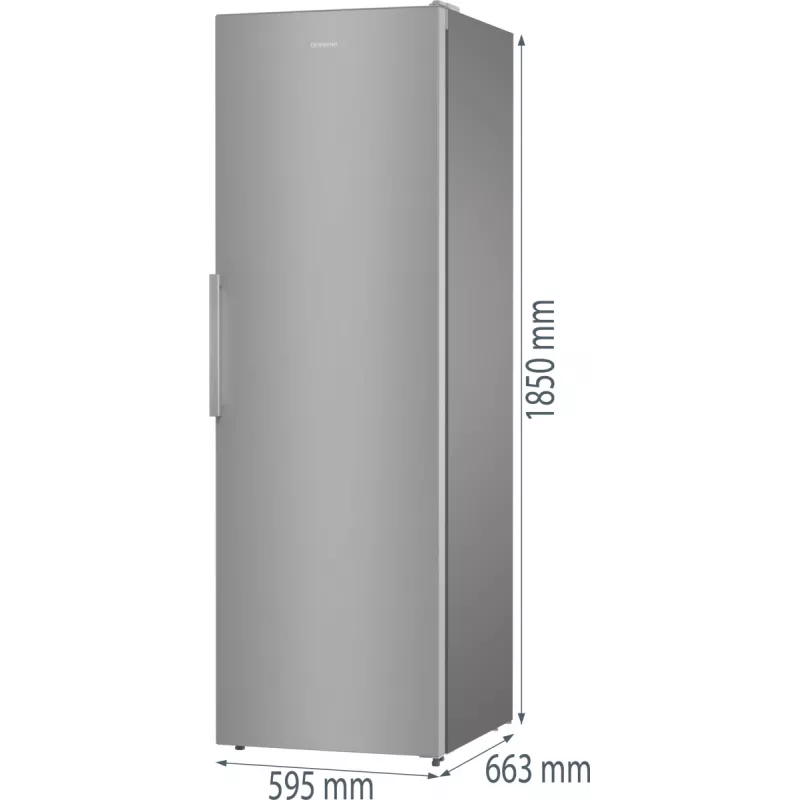 Gorenje jääkaappi R619EES5 BK065B, 398 L, SN-N, 38 dB, E, harmaa