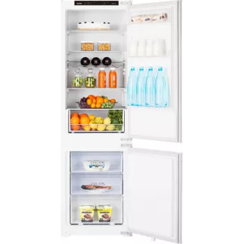 Gorenje yhdistelmäjääkaappipakastin NRKI418EP1 BE, 246 L, No Frost (jääkaappi), N-ST, 3 kg/24h, E, valkoinen