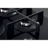 Whirlpool AKWL 728/NB musta kalusteisiin asennettava 75 cm kaasu 5 aluetta