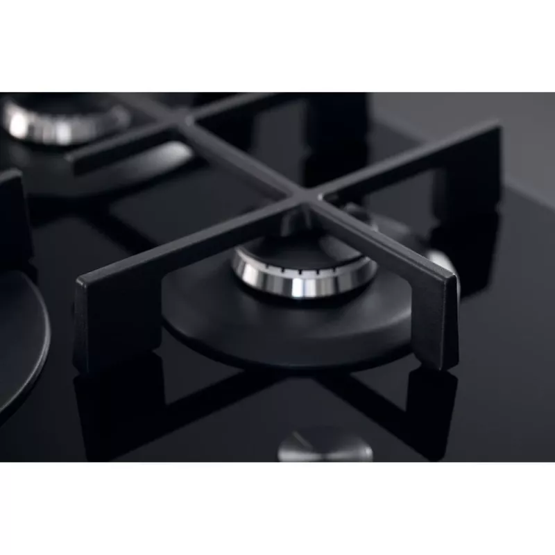 Whirlpool AKWL 728/NB musta kalusteisiin asennettava 75 cm kaasu 5 aluetta