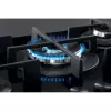 Whirlpool AKWL 728/NB musta kalusteisiin asennettava 75 cm kaasu 5 aluetta