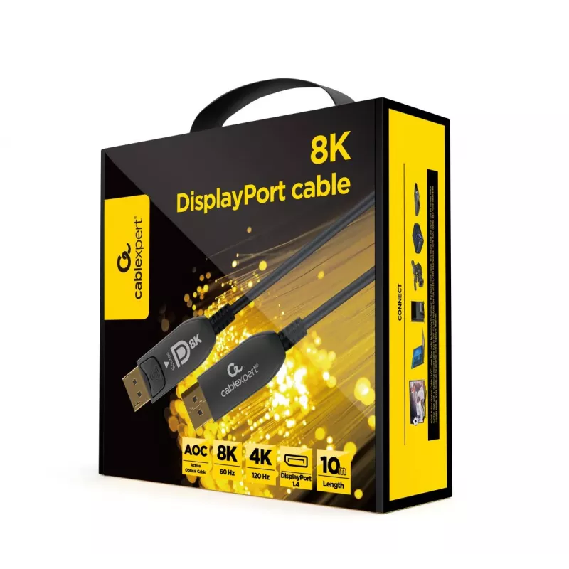 DisplayPort-kaapeli Gembird CC-DP8K-AOC-20M 20m musta