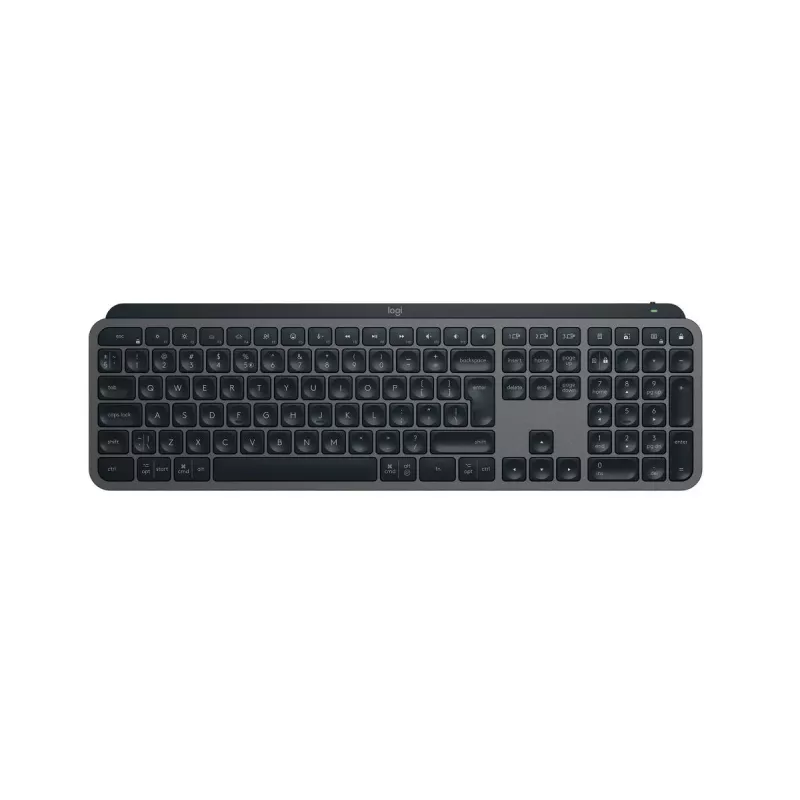 Langaton täysikokoinen näppäimistö Logitech Master MX Keys S — Bluetooth, QWERTY, saksimekanismi, LED-taustavalo, grafiitti