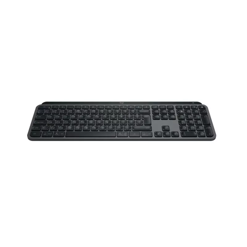 Langaton täysikokoinen näppäimistö Logitech Master MX Keys S — Bluetooth, QWERTY, saksimekanismi, LED-taustavalo, grafiitti