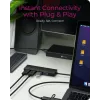 ICY BOX IB-HUB1424-C3 USB 3.2 Gen 1 (3.1 Gen 1) Type-A + Type-C 5000 Mbit/s musta