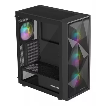 GENESIS Diaxid 605 ARGB Midi Tower musta