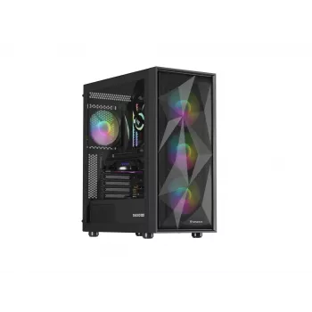 GENESIS Diaxid 605 ARGB Midi Tower musta
