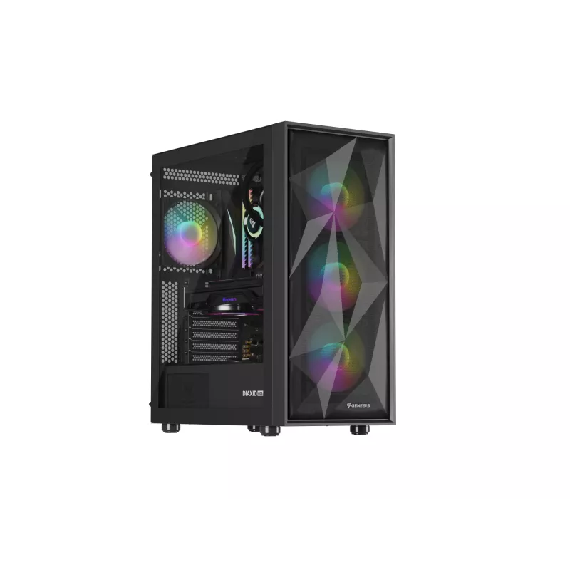 GENESIS Diaxid 605 ARGB Midi Tower musta