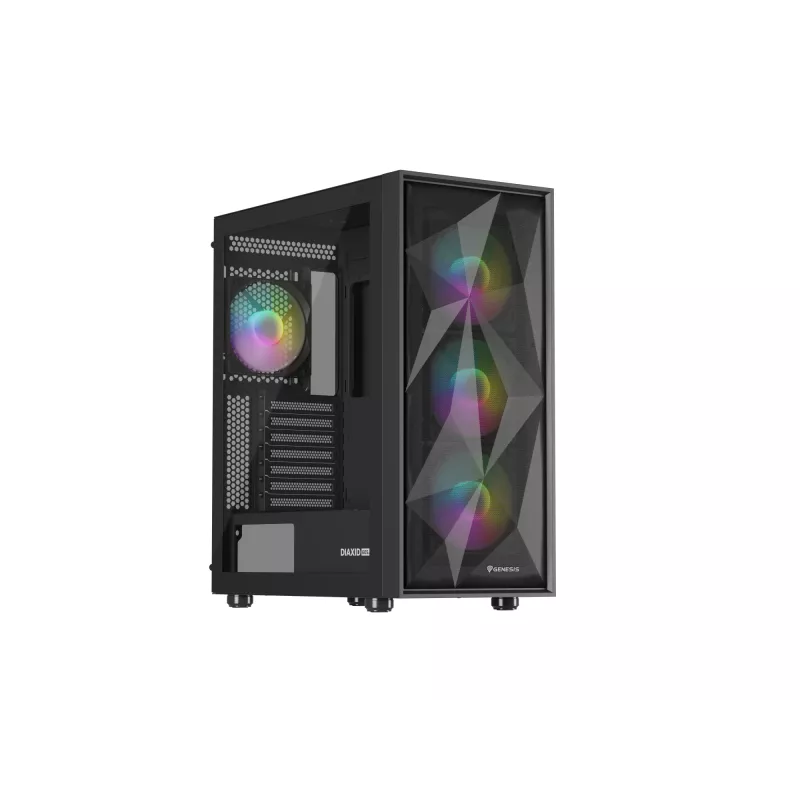 GENESIS Diaxid 605 ARGB Midi Tower musta