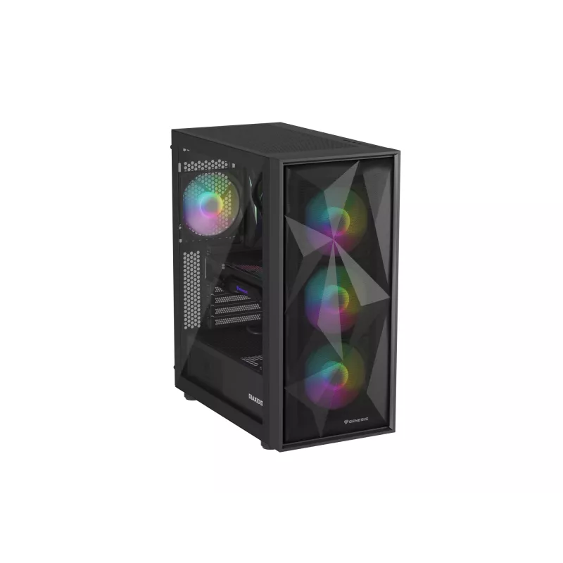 GENESIS Diaxid 605 ARGB Midi Tower musta