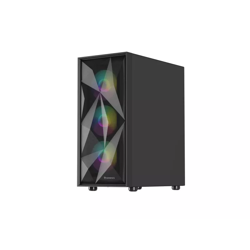 GENESIS Diaxid 605 ARGB Midi Tower musta