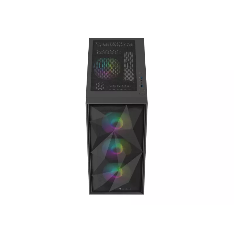 GENESIS Diaxid 605 ARGB Midi Tower musta