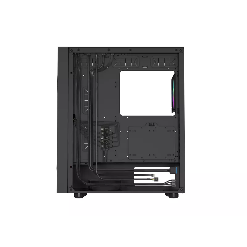 GENESIS Diaxid 605 ARGB Midi Tower musta