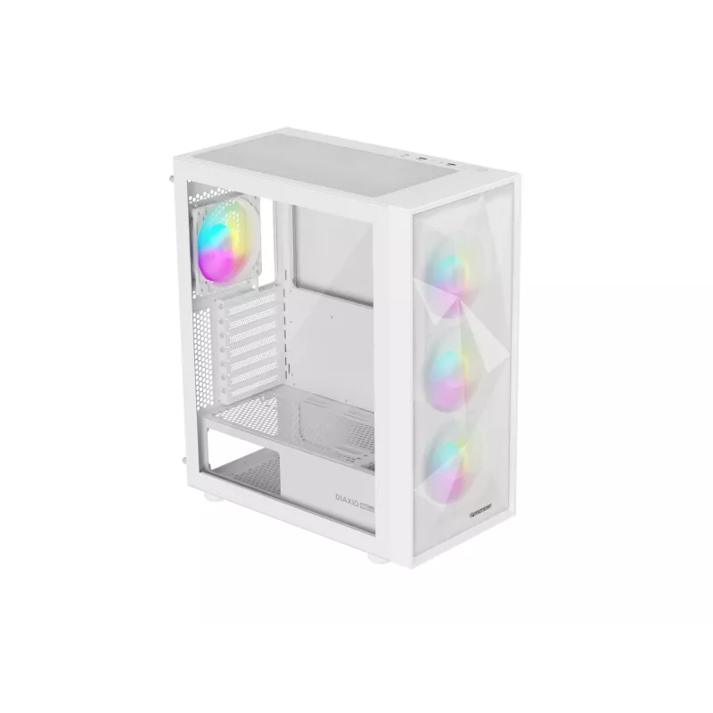 GENESIS Diaxid 605 ARGB Midi Tower valkoinen