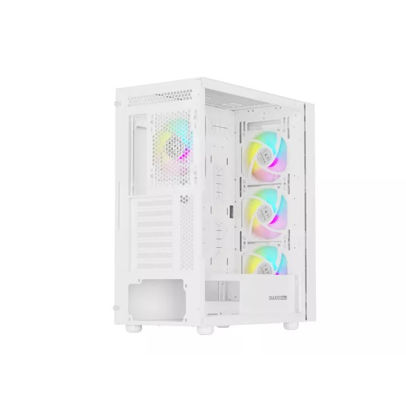 GENESIS Diaxid 605 ARGB Midi Tower valkoinen