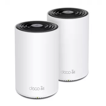 TP-Link AXE5400 Whole Home Mesh Wi-Fi 6E -järjestelmä (Tri-Band), valkoinen, sisäinen, Mesh-järjestelmä, 500 m², FCC: