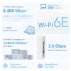 TP-Link AXE5400 Whole Home Mesh Wi-Fi 6E -järjestelmä (Tri-Band), valkoinen, DECO XE75 PRO (3-PACK)