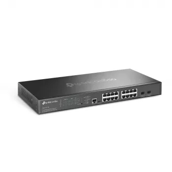 TP-Link Omada 16-porttinen 2.5G ja 2-porttinen 10GE SFP+ L2+ hallittava kytkin 8-porttisella PoE+:lla