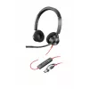 HP Poly Blackwire 3320 stereofoninen USB-C-kuulokemikrofoni + USB-C/A-sovitin