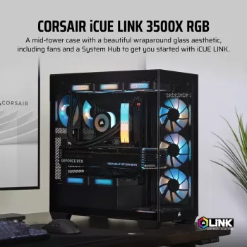CORSAIR PC-kotelo - iCUE LINK 3500X RGB Mid-Tower
