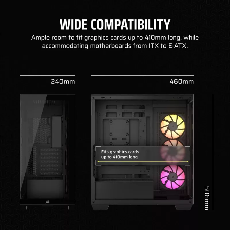 CORSAIR PC-kotelo - iCUE LINK 3500X RGB Mid-Tower