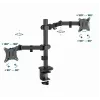 GEMBIRD säädettävä pöytään kiinnitettävä kaksoisnäyttövarsi, 17 inch-32 inch