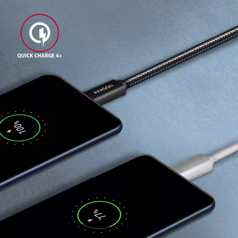 Axagon BUCM32-CM15AB SPEED+ USB-C <> USB 20Gbps/100W kaapeli 1,5 m