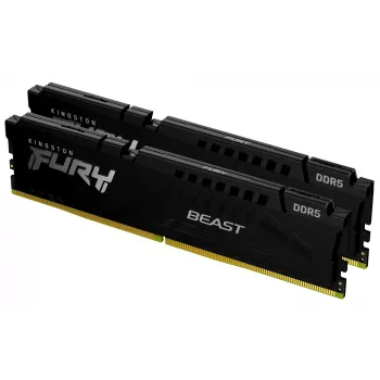 Kingston Technology FURY Beast 64GB 6000MT/s DDR5 CL30 DIMM (2 kpl:n pakkaus) musta EXPO