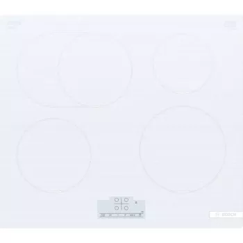 Bosch Serie 6 PIF612BB1E induktioliesi, 4 aluetta, kalusteisiin asennettava, 60 cm, valkoinen, kosketusohjaus