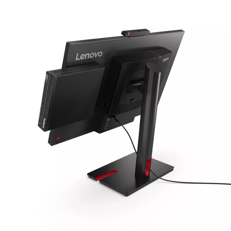 Lenovo ThinkCentre M70q Gen 5 Intel® Core™ i3 i3-14100T 8 GB DDR5-SDRAM 256 GB SSD Windows 11 Pro Mini PC musta