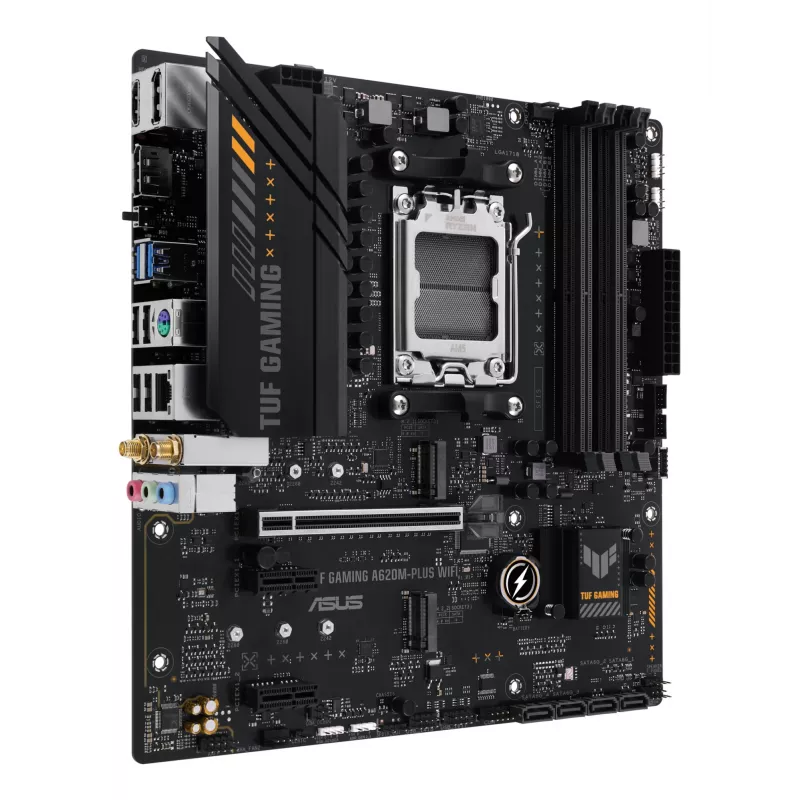 ASUS TUF GAMING A620M-PLUS WIFI AMD A620 kanta AM5 micro ATX