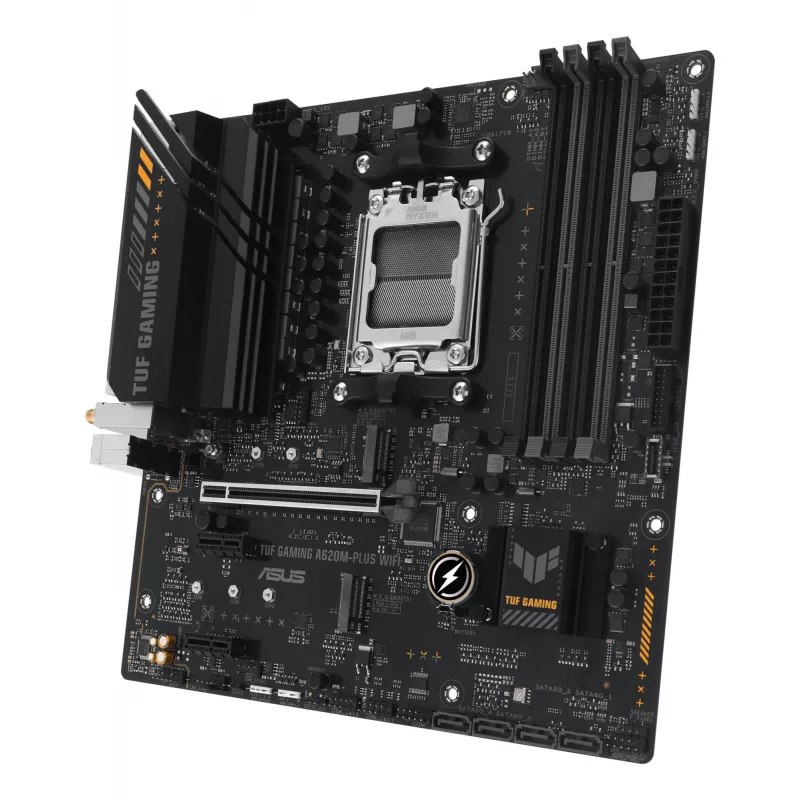 ASUS TUF GAMING A620M-PLUS WIFI AMD A620 kanta AM5 micro ATX