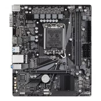 GIGABYTE H610M H V3 DDR4 emolevy - tukee Intel Core 14. sukupolven suorittimia, 4+1+1 hybridivaihe digitaalinen VRM, jopa 3200 MHz DDR4, 1x PCIe 3.0 M.2, GbE LAN, USB 3.2 Gen 1