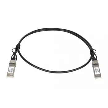 D-Link DEM-CB100S28 InfiniBand-/kuitu-kaapeli 1 m SFP28 musta hopea