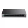 TP-Link LiteWave 8-porttinen Gigabit-työpöytäkytkin, jossa 8-porttinen PoE+
