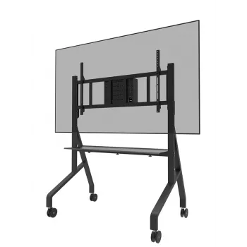 Neomounts MOVE Go XL FL50-575BL1 TV-teline 65-110 tuumaa, enint. 125 kg, korkeus säädettävissä 129-139 cm, VESA 100x100-1100x600, lukittava, TÜV-sertifioitu, musta