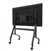 Neomounts MOVE Go XL FL50-575BL1 TV-teline 65-110 tuumaa, enint. 125 kg, korkeus säädettävissä 129-139 cm, VESA 100x100-1100x600, lukittava, TÜV-sertifioitu, musta