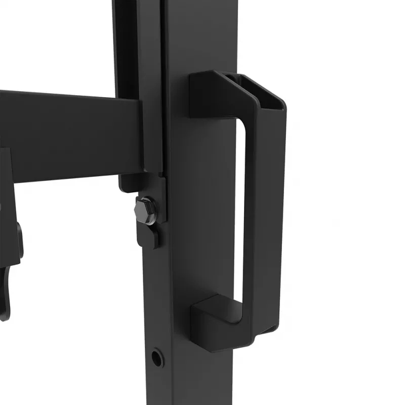 Neomounts MOVE Go XL FL50-575BL1 TV-teline 65-110 tuumaa, enint. 125 kg, korkeus säädettävissä 129-139 cm, VESA 100x100-1100x600, lukittava, TÜV-sertifioitu, musta