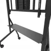 Neomounts MOVE Go XL FL50-575BL1 TV-teline 65-110 tuumaa, enint. 125 kg, korkeus säädettävissä 129-139 cm, VESA 100x100-1100x600, lukittava, TÜV-sertifioitu, musta