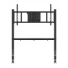Neomounts MOVE Go XL FL50-575BL1 TV-teline 65-110 tuumaa, enint. 125 kg, korkeus säädettävissä 129-139 cm, VESA 100x100-1100x600, lukittava, TÜV-sertifioitu, musta