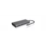 ICY BOX IB-DK4050-CPD johdollinen USB 3.2 Gen 1 (3.1 Gen 1) Type-C antrasiitti