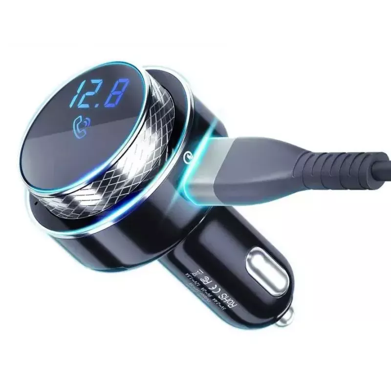 FM-lähetin 3MK Hyper Car 87,5 – 99,8 MHz USB musta