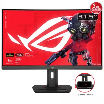 ASUS ROG Strix XG32WCS tietokonenäyttö 80 cm (31,5 tuumaa) 2560 x 1440 pikseliä Quad HD LED musta