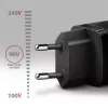 Seinä laturi Axagon ACU-PD20 1x QC3.0/AFC/FCP/PD Type-C 20W musta